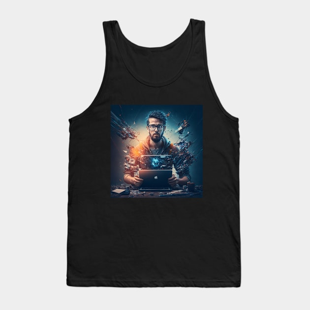 Digital Content Creator Tank Top by Crafty Career Creations